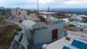 Real Estate Santorini Greece Sale Rent Airbnb For Sale, Santorini, 134m² 11 Real Estate Santorini Greece Sale Rent DJI 0352